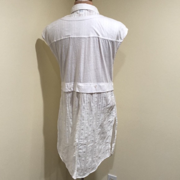 Anthropologie Postmark Londra Blouse Size Small White - Picture 4 of 8